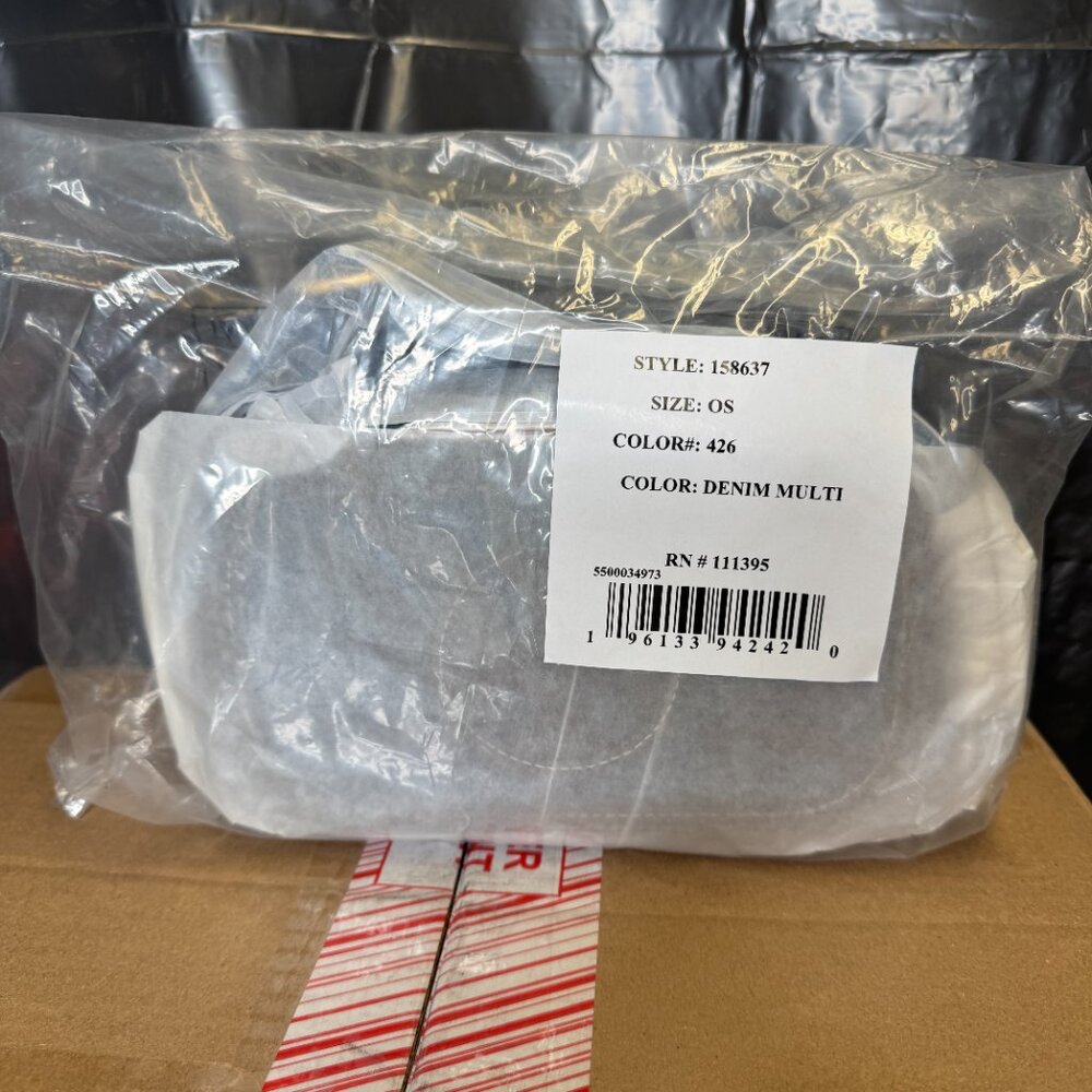 Tory Burch Mini Miller Denim Crossbody Bag - Picture 11 of 11